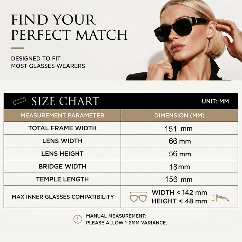 ✨Large Sunglasses to Wear Over Glasses